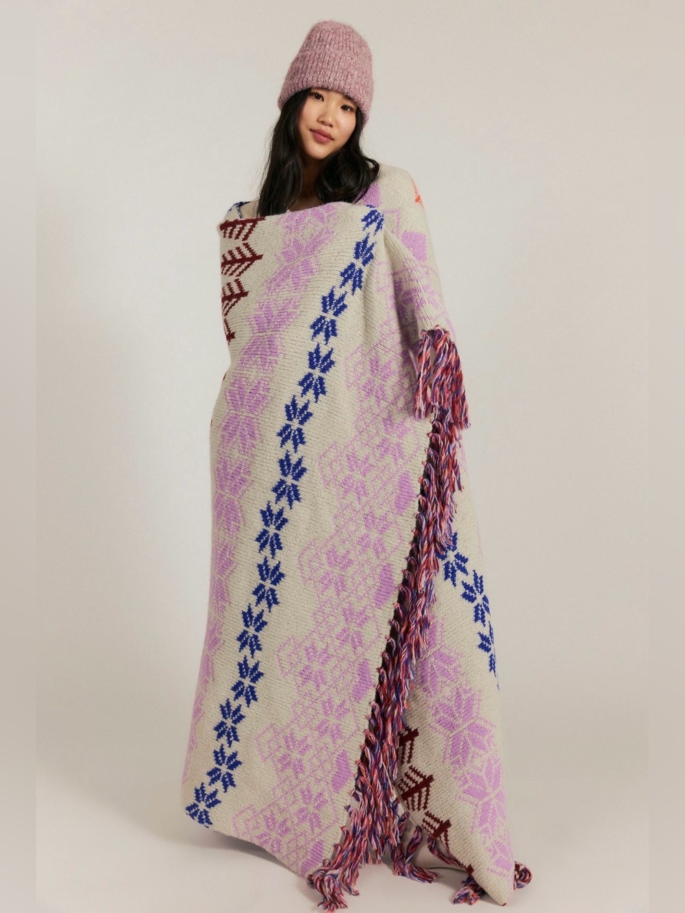 Free People Winter Whimsy Blanket NWT